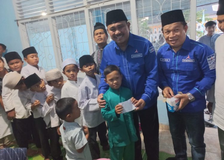 Ketua DPD Demokrat Jambi H. Mashuri SP,ME bersama pengurus DPC Demokrat Merangin