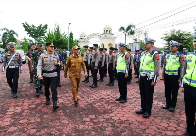 Bupati dan Kapolres Bengkalis Cek personil